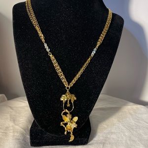 Vintage Cherub Kirk’s Folly Necklace collector length 21”
